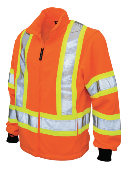 TOUGH DUCK POLY OXFORD 3-IN-1 SAFETY BOMBER WITH FLEECE LINER - S413
