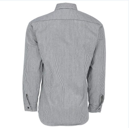 BIG BLL® Long-Sleeve Hickory Shirt with Half-Zip - Hickory  - 183