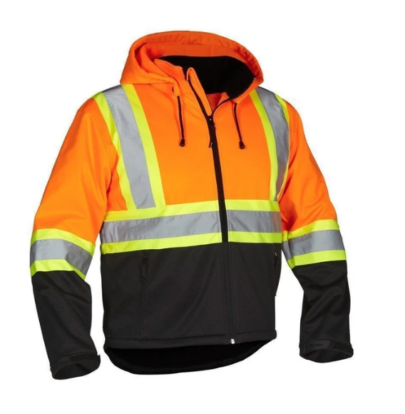 Forcefield Re-Engineered Hi Vis Safety Softshell 023-EN148OR-L