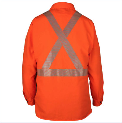 BIG BILL® Ripstop High Visibility Long Sleeve Shirt - Orange - 154HVP