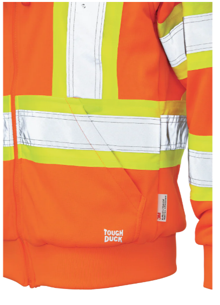 TOUGH DUCK WOMEN’S FLEECE SAFETY HOODIE - SJ42