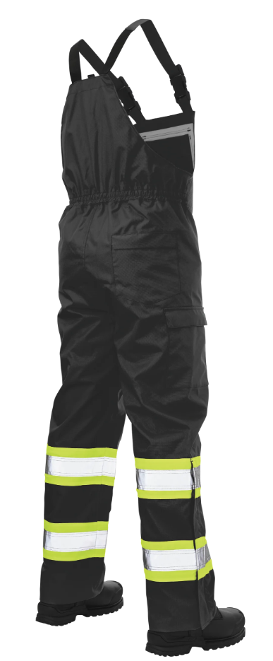 TOUGH DUCK RIPSTOP UNLINED SAFETY RAIN BIB OVERALL - SB04