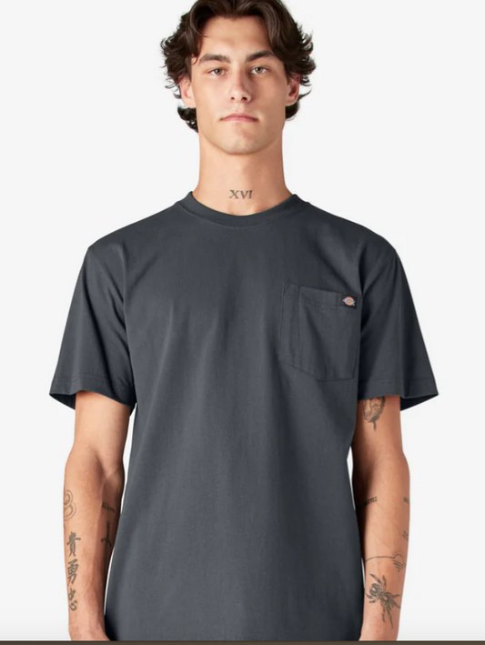 Dickies Heavyweight Short Sleeve Pocket T-Shirt - Charcoal Gray (CH) #WS450