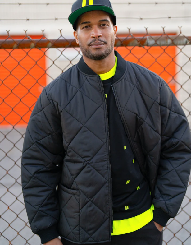 Forcefield Quilted Insulated Freezer Jacket 024-FJHBK