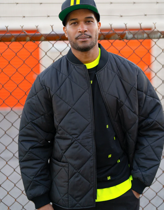 Forcefield Quilted Insulated Freezer Jacket 024-FJHBK