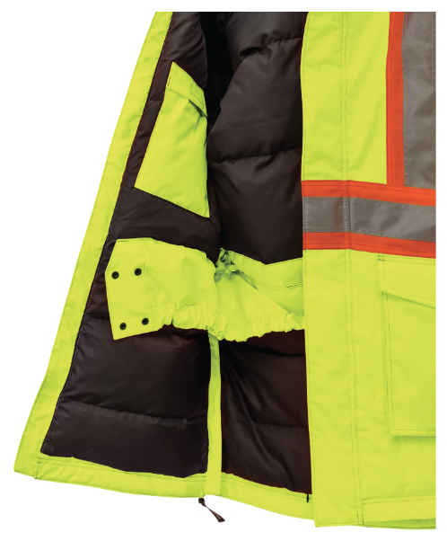 TOUGH DUCK RIPSTOP SAFETY DOWN-FILLED PARKA - SJ39