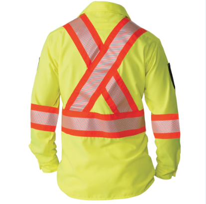 BIG BILL® Button Down High Visibility Ripstop Shirt - 145HVP
