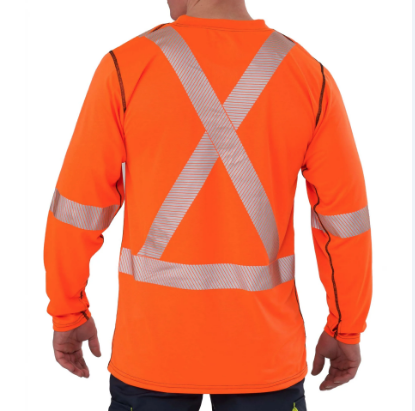 BIG BILL® High Visibility Long-Sleeve Athletic Performance T-shirt - RT55HVK5