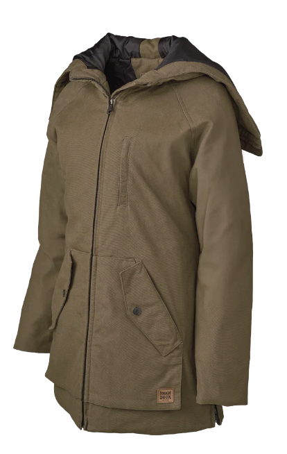 TOUGH DUCK WOMEN'S LINED DUCK PARKA WITH CONVERTIBLE HOOD - WJ48