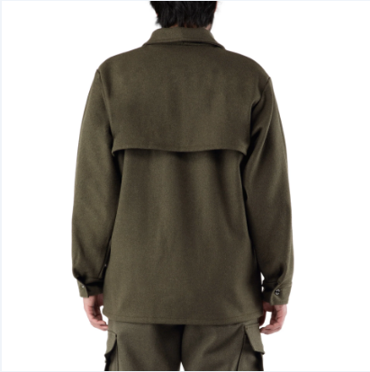 BIG BILL® Merino Wool Zip Front Jacket - Green - 461MER