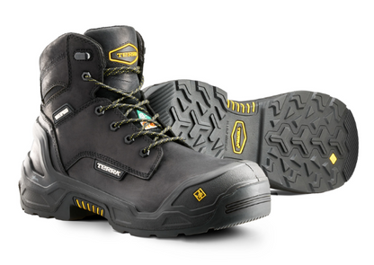 Men's Terra Exile 25 6" Waterproof Composite Toe Safety Work Boot - Black (1009BK), Dark Brown (1009DB)