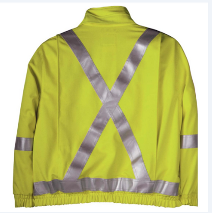 Big Bill® Unlined High-Visibility Flame Resistant Jacket - Yellow - L498TY7