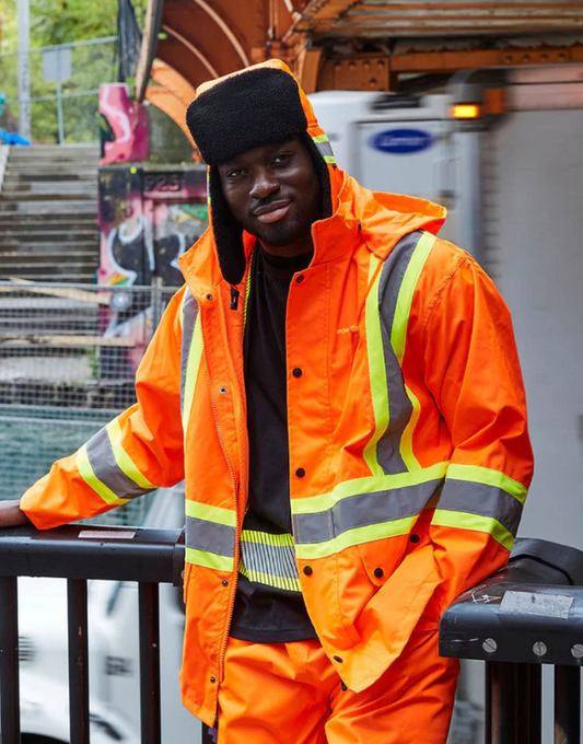 Forcefield Hi Vis 3 Piece Rain Suit 023-HVRSS