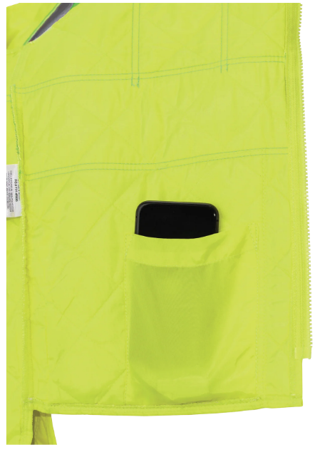 TOUGH DUCK QUILTED SAFETY FREEZER VEST - SV05