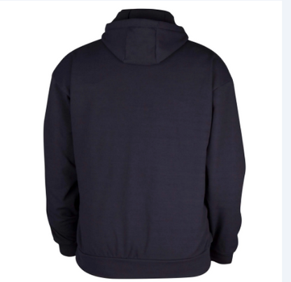 Big Bill® Flame Resistant Wind Resistant Zip-Front Sweatshirt with Detachable Hood - Navy - DW27WP12