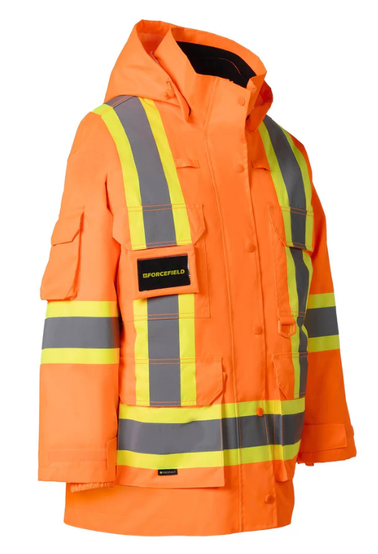 Forcefield Women's Hi-Vis 7-in-1 Safety Parka 024-WEN705R