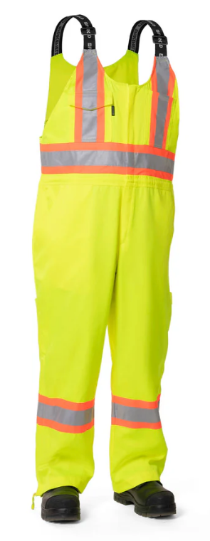 Forcefield Hi Vis Lime Unlined Safety Overall 024-LY141