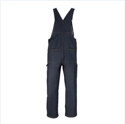 BIG BILL® Denim Bib with Zip Front Closure - Navy - 92