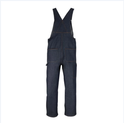 BIG BILL® Denim Bib with Zip Front Closure - Navy - 92