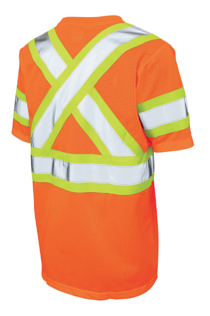 TOUGH DUCK MICRO MESH SHORT-SLEEVE SAFETY T- SHIRT - ST09