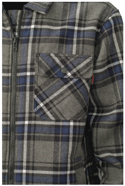TOUGH DUCK SHERPA-BONDED FLANNEL JAC-SHIRT - WS15