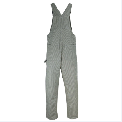 BIG BILL® Hickory Stripe Bib Overall with Zip Front Closure - Hickory - 93