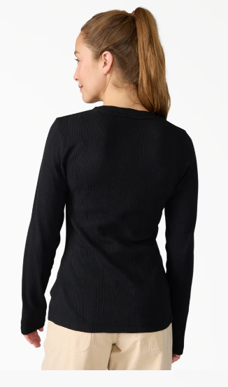 Dickies Women’s Crewneck Henley Shirt