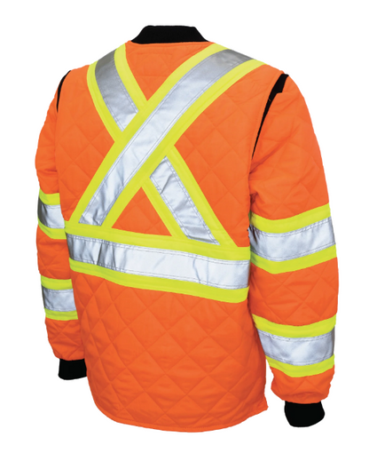 TOUGH DUCK QUILTED SAFETY FREEZER JACKET - S432