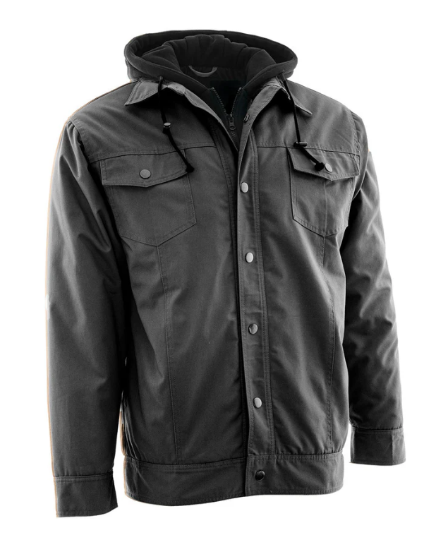 Forcefield Canvas Jacket with Fooler Hoodie 024-GT40BK
