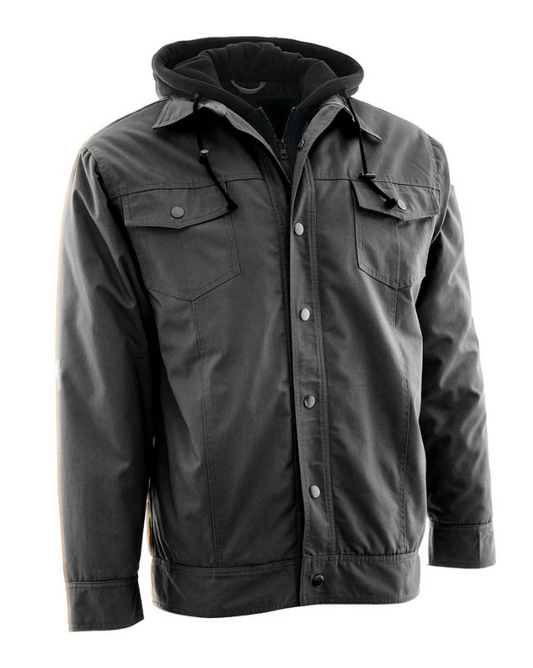 Forcefield Canvas Jacket with Fooler Hoodie 024-GT40BK