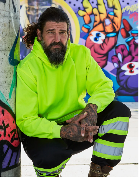 Forcefield Hi Vis Deluxe Pullover Hi Vis Hoodie 024-P835LYNT