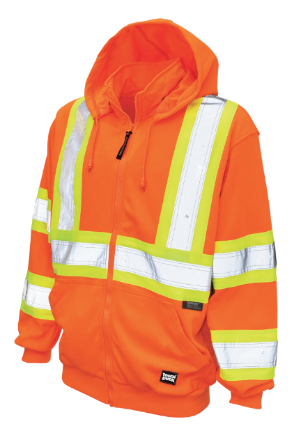 TOUGH DUCK FLEECE UNLINED SAFETY HOODIE - S494