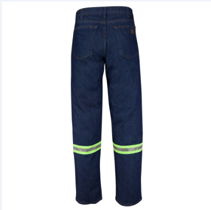 Big Bill® Westex® Indigo® Flame Resistant Relaxed Fit Jeans with Reflective Tape - Pre-washed - MO915IN14