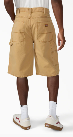 Dickies Worn In Relaxed Carpenter Duck Shorts, 13"