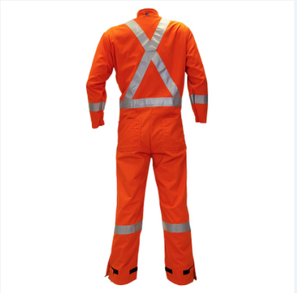 Big Bill® High-Visibility Flame Resistant Welder Coverall - Orange - 419VZUS7