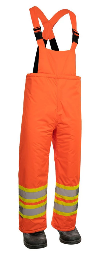 Forcefield Hi Vis Insulated Miner Bib Pant 024-EN435R