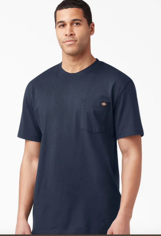 Dickies Heavyweight Short Sleeve Pocket T-Shirt - Dark Navy (DN) #WS450