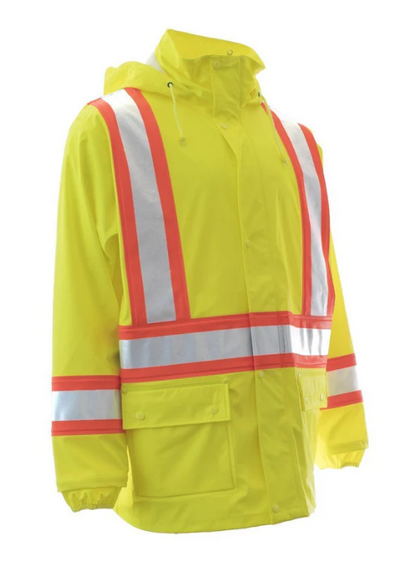 Forcefield High Visibility Fire Resistant Rain Jacket 023-71552