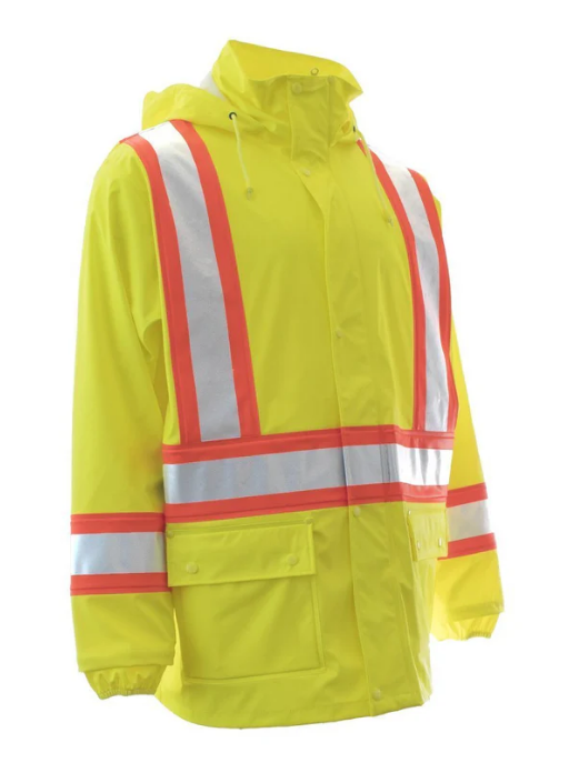 Forcefield High Visibility Fire Resistant Rain Jacket 023-71552