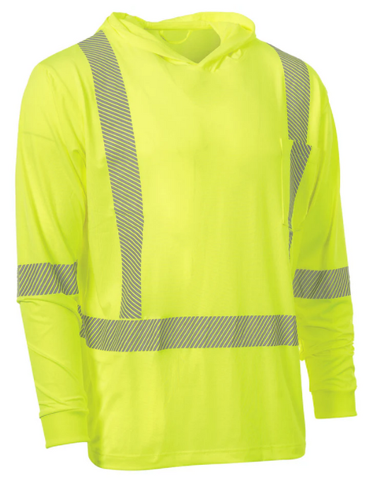 Forcefield Hooded Long Sleeve Ultrasoft Technical Tee 022-SPXCSA
