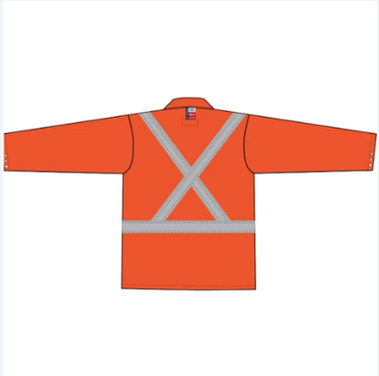 Big Bill® Westex® Indura® High Visibility Flame Resistant Unlined Jacket - Orange - 298US9
