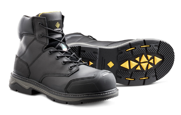 Men's Terra Patton 6" Aluminum Toe Safety Work Boot - 4NS6BK/4NS6BN