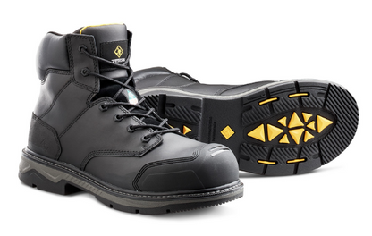 Men's Terra Patton 6" Aluminum Toe Safety Work Boot - 4NS6BK/4NS6BN