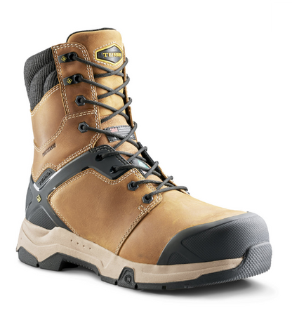 Men's Terra Carbine 8" Waterproof Composite Toe Safety Work Boot - 4TCRBK/4TCRBN/4TCRWT
