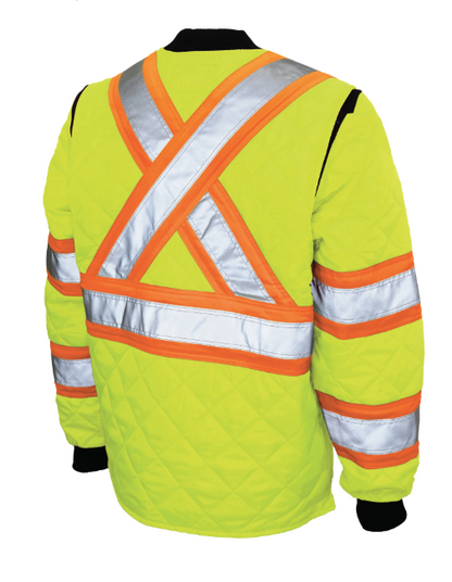 TOUGH DUCK QUILTED SAFETY FREEZER JACKET - S432