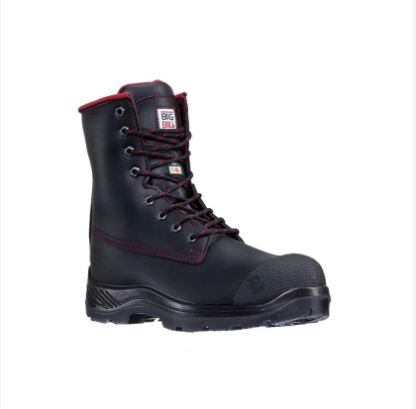 Big Bill® Big Red Microfiber Work Boots 8" - Black - BB4002