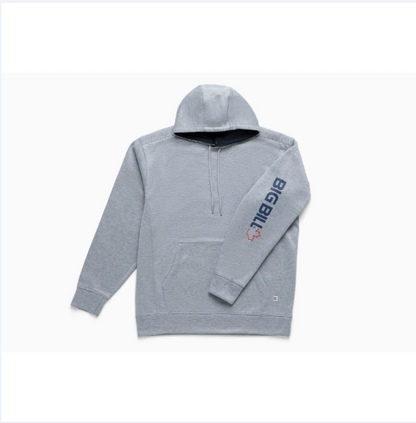 BIG BILL® Technical Fleece Pullover Hoodie with Graphic Logo - BBFL80