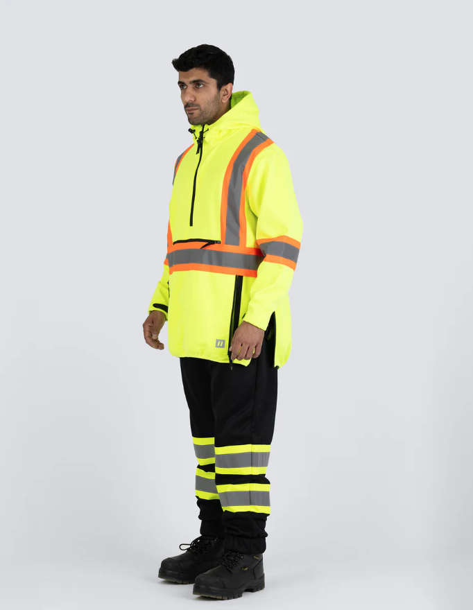 Forcefield Hi Vis Safety Anorak Pullover Softshell 023-EN178