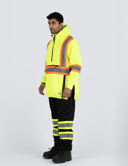 Forcefield Hi Vis Safety Anorak Pullover Softshell 023-EN178