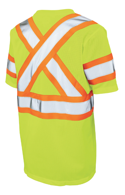 TOUGH DUCK MICRO MESH SHORT-SLEEVE SAFETY T- SHIRT - ST09